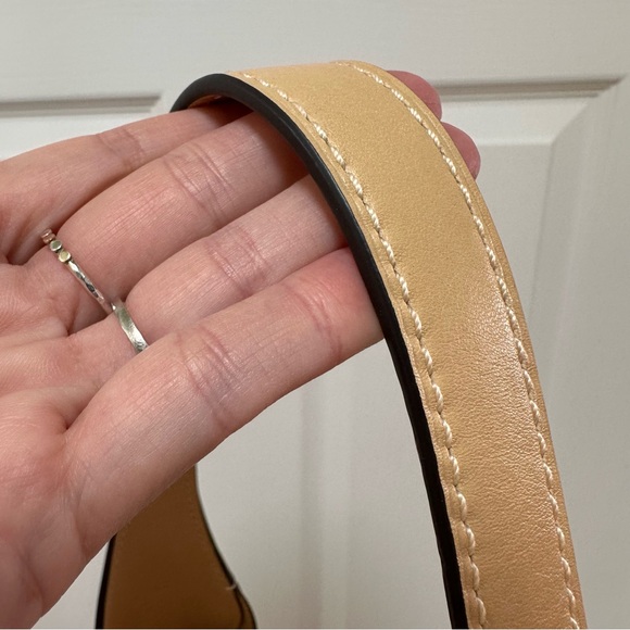 Coach - Brooklyn 28 Shoulder Bag Natural Tan Brass Leather NWT - Picture 7 of 10